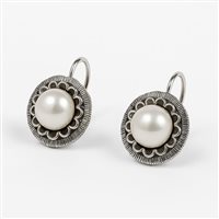 Orecchini Idee Preziose dal 1987 Donna in Oro bianco Perla IP.OK18B/143 - IP.OK18B/143